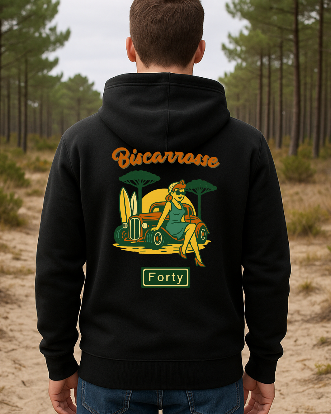 Sweat à capuche Biscarrosse – FORTY