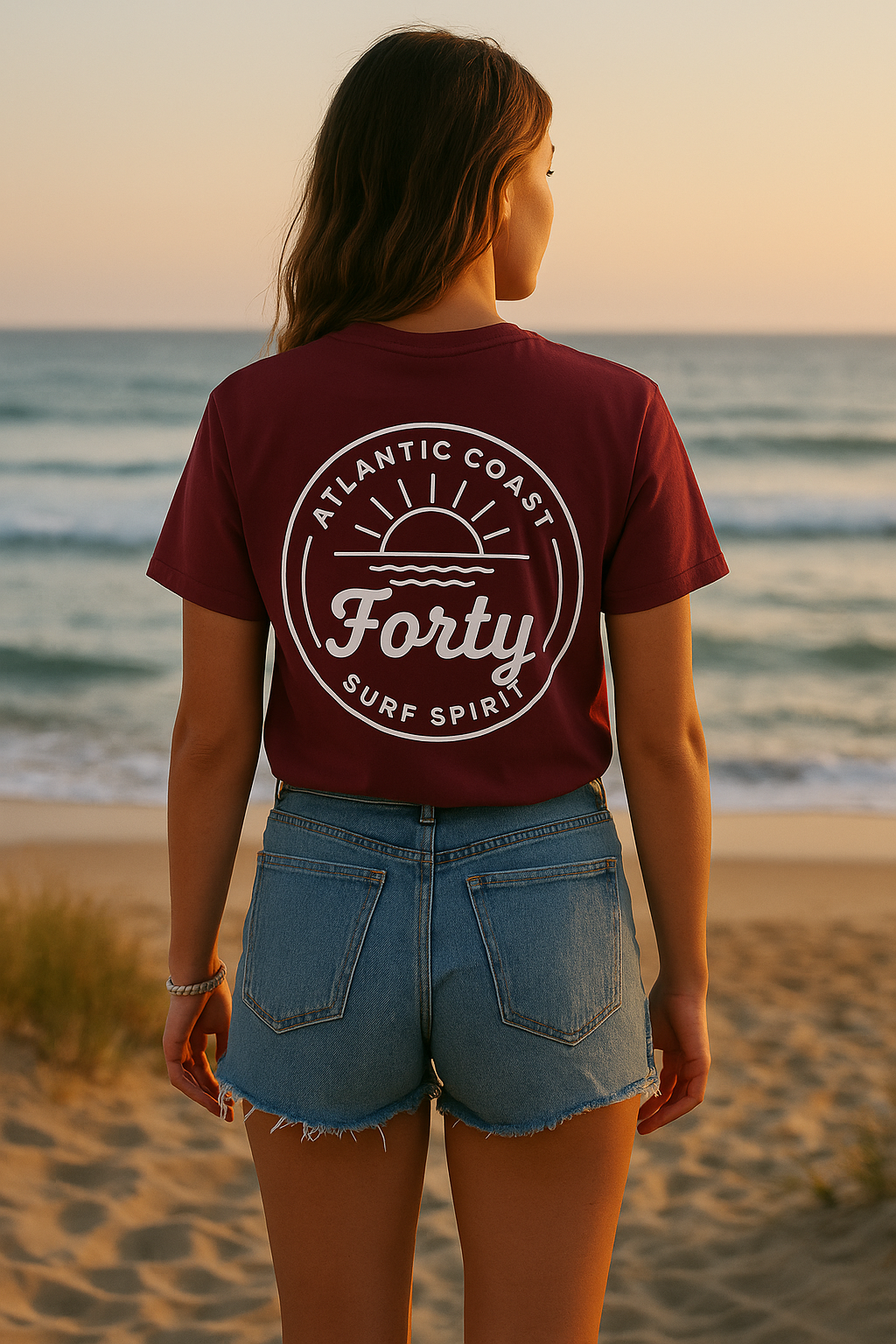 T-shirt unisexe premium – FORTY Atlantic Coast
