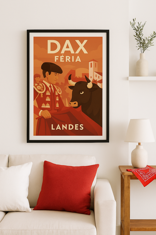 Vintage poster to frame – Dax Fair | Landes
