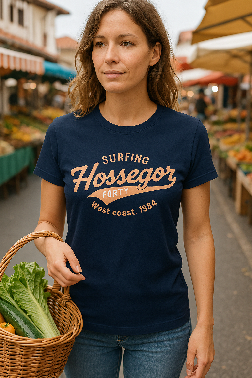 Premium Unisex T-Shirt – Surfing Hossegor 1984