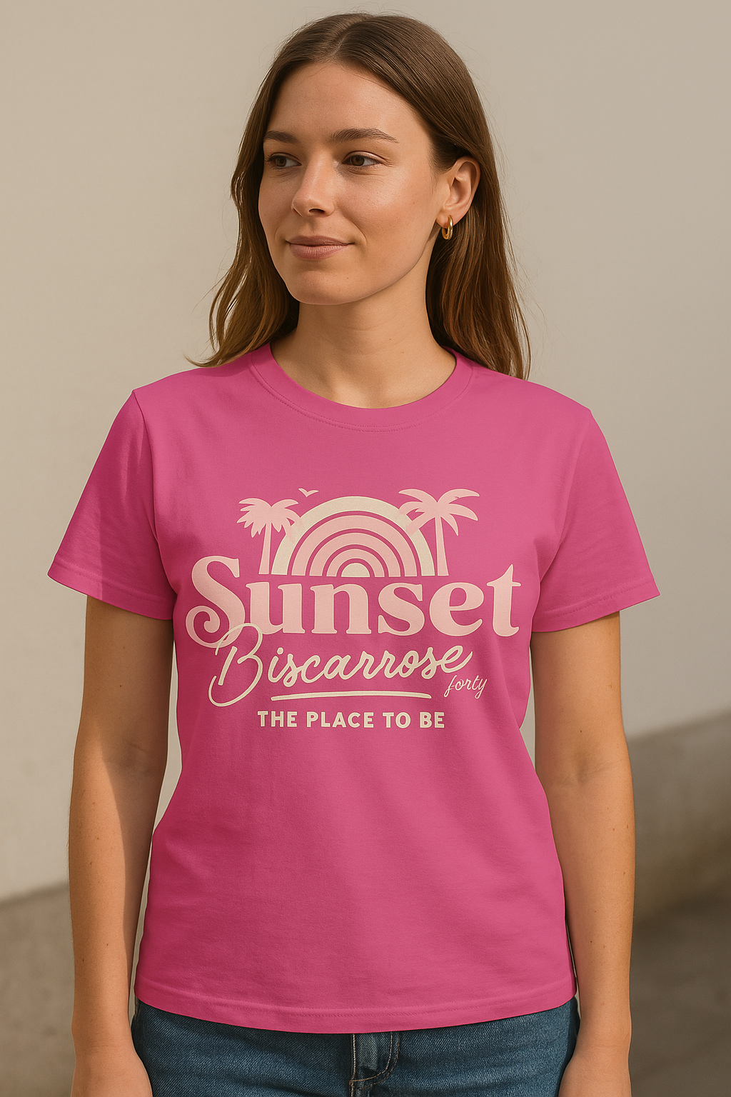 T-shirt Sunset Biscarrosse – FORTY Surf Lifestyle