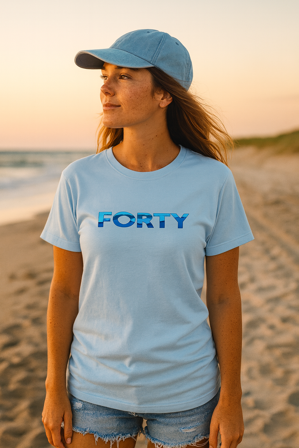 T-shirt unisexe premium – FORTY Océan