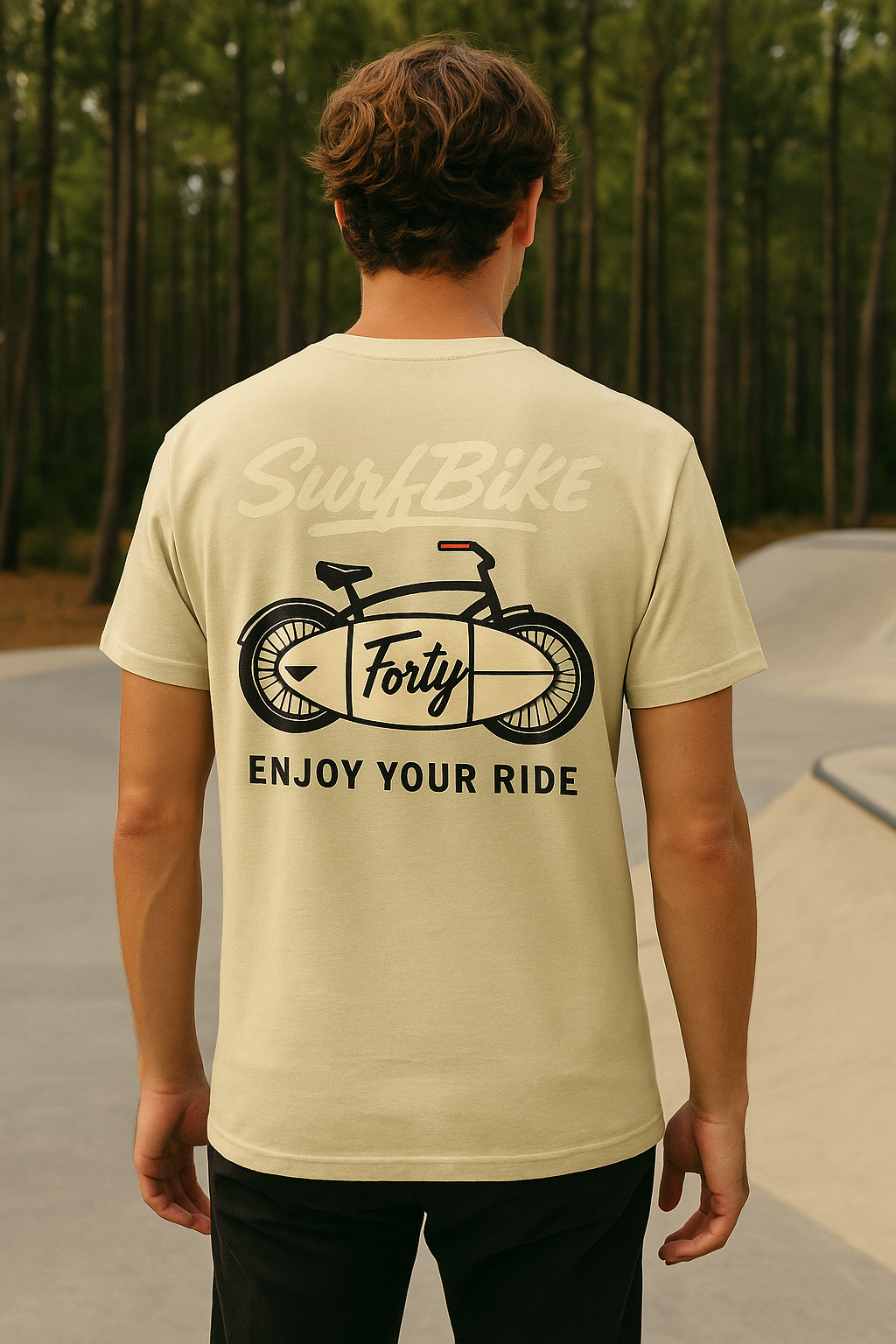T-shirt unisexe premium – FORTY SurfBike