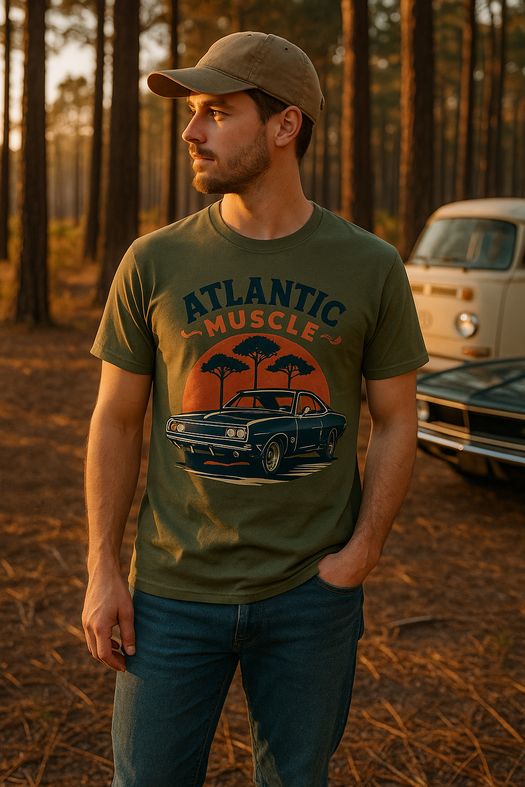 T-shirt unisexe premium – Atlantic Muscle