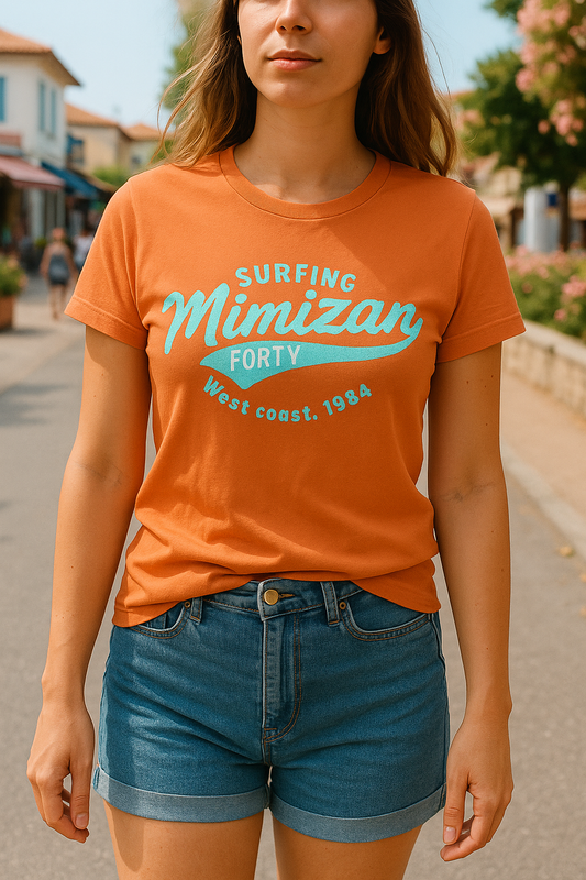 Mimizan Premium Unisex T-Shirt – Surfing West Coast 1984