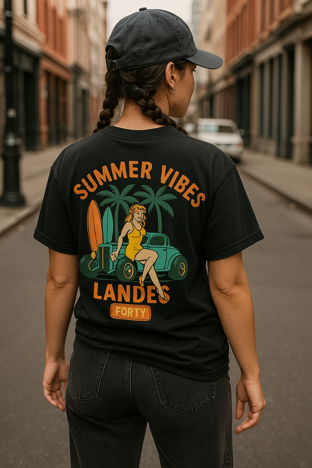 Premium unisex t-shirt – Summer Vibes Landes