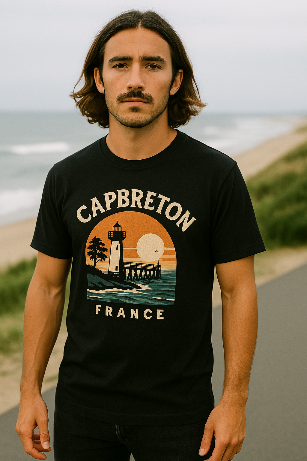T-shirt unisexe prenium – Capbreton